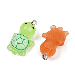 Resin Tortoise Pendants&nbsp;RESI-V007-01