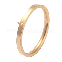 304 Stainless Steel Finger Ring Settings&nbsp;RJEW-O045-09C-G