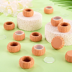 12Pcs Miniature Resin Basket&nbsp;DIY-TA0016-07