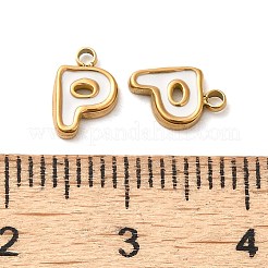 304 Stainless Steel Enamel Charms&nbsp;STAS-L022-292G-P
