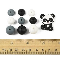 40Pcs 10 Styles Silicone Beads&nbsp;SIL-FS0001-27B