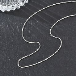 10mm 304ステンレススチール製ベネチアンチェーンネックレス 1個  変色なし  ステンレス鋼色  19.69インチ（50cm）&nbsp;NJEW-G203-07P