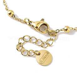 Ion Plating(IP) 304 Stainless Steel Ring Bracelets&nbsp;BJEW-H606-02G-01
