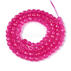 Imitation Jade Glass Beads Strands&nbsp;GLAA-T028-4mm-11I