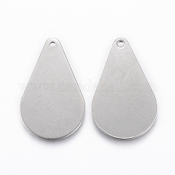 Tarnish Resistant 304 Stainless Steel Stamping Blank Tag Pendants&nbsp;STAS-P175-70P