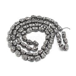 Electroplate Non-magnetic Synthetic Hematite Bead Strands&nbsp;G-Q486-32H