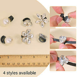 2 Sets 2 Styles Plastic Shoelace Buckle Sets&nbsp;DIY-FG0006-55