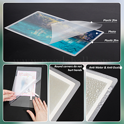 100Pcs Plastic Laminating Pouch Film Photo Protecting Sheets&nbsp;AJEW-WH0606-55B