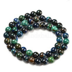 Natural Azurite Beads Strands&nbsp;G-P503-8MM-09