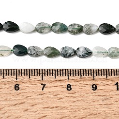 Natural Moss Agate Beads Strands&nbsp;G-B159-A09