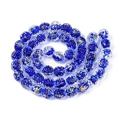 Handmade Foil Glass Beads&nbsp;FOIL-N029-10B