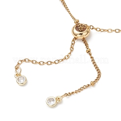 304 Stainless Steel Satellite Chain Cable Chain Slider Bracelet Making&nbsp;AJEW-JB01577-01