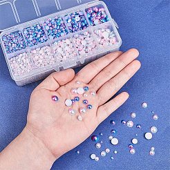 Acrylic Imitation Pearl Cabochons&nbsp;PH-OACR-G008-01
