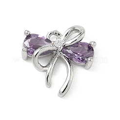 Brass Micro Pave Cubic Zirconia Charms&nbsp;KK-A300-01P