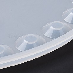 DIY塗装パレットシリコーン型  レジン型  UVレジン＆エポキシレジンのクラフト作り用  ゴーストホワイト  143x198x11mm&nbsp;LS-DIY-K058-07