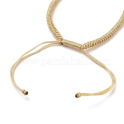 Adjustable Braided Polyester Cord Bracelet Making&nbsp;AJEW-JB00763-01