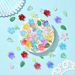 500Pcs Leaf & Flower Jewelry Making Finding Kits&nbsp;DIY-SC0031-74