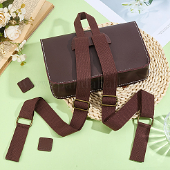 1 Set Nylon & PU Leather Adjustable Webbing Bag Straps&nbsp;DIY-CL0001-88B