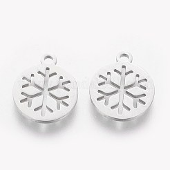 Non-Tarnish 304 Stainless Steel Charms&nbsp;STAS-Q201-T063
