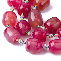 Natural Agate Beads Strands&nbsp;G-P605-G01-01