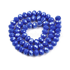 Electroplate Glass Beads Strands&nbsp;EGLA-A044-P8mm-A32