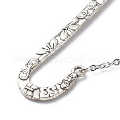 Tibetan Style Alloy Hook Bookmarks&nbsp;AJEW-JK00194