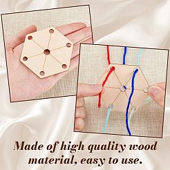 24Pcs Wood Tool for Knitting Loom Accessories&nbsp;TOOL-GA0001-90C-01