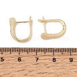 Brass Hoop Earrings for Women&nbsp;KK-CBACA55-05G