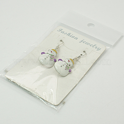 Fashion Earrings for Christmas&nbsp;X-EJEW-JE00365-01