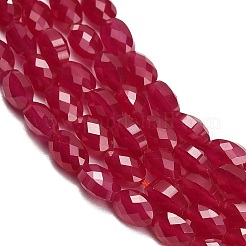 Lab Grown Red Corundum Beads Strands&nbsp;GG-CBAC488-01B