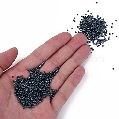 11/0 チェコ不透明ガラスシードビーズ  光沢のある  ラウンド  ミッドナイトブルー  2.2x1.5mm  穴：0.7mm  約500 G /袋&nbsp;SEED-N004-003B-39
