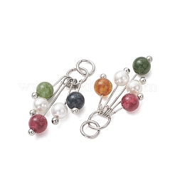 Dyed Natural Green Jade Imitation Tourmaline Pendants&nbsp;PALLOY-JF05595