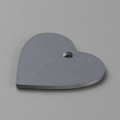 アクリルパーツ  ハート  27.5x29.5x1.8mm  穴：3mm&nbsp;LS-OACR-WH0036-25-E02