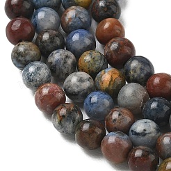 Natural Dumortierite Beads Strands&nbsp;X-G-F826-A01-4mm