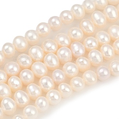 Natural Cultured Pearl Beads Strands&nbsp;PEAR-I007-07R-04
