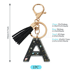 1Pc Resin Letter Keychains&nbsp;KEYC-TADJ0001-09A
