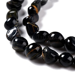 Natural Blue Tiger Eye Beads Strands&nbsp;G-G018-46