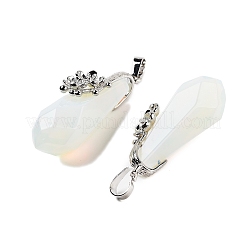 Opalite Faceted Teardrop Pendants&nbsp;G-Q163-04P-04