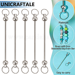 24Pcs Alloy & Iron Bar Beadable Keychain Bar&nbsp;FIND-UN0007-25