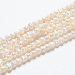 Natural Cultured Freshwater Pearl Beads Strands&nbsp;PEAR-L001-F-08