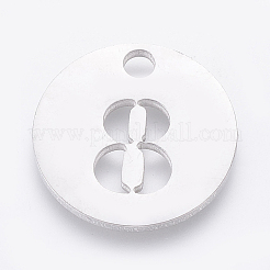 Non-Tarnish 304 Stainless Steel Pendants&nbsp;STAS-F233-08-P