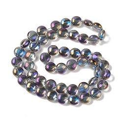 Transparent Electroplate Glass Bead Strands&nbsp;EGLA-P049-01A-FR03
