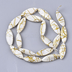 Drawbench Freshwater Shell Beads Strands&nbsp;X-SHEL-T014-008B-06
