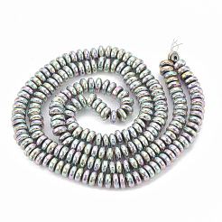 Electroplate Non-magnetic Synthetic Hematite Beads Strands&nbsp;G-N0318-01C
