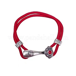 Auspicious Clouds Brass Cotton Cord 2-Strand Anklets&nbsp;FS-WG70E40-02