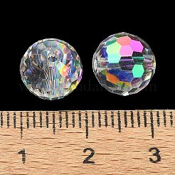 Half Rainbow Plated Glass Beads&nbsp;EGLA-P059-02B-HR02