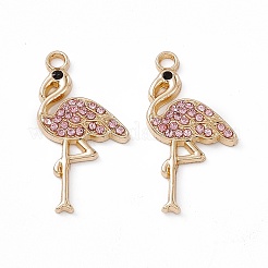 Alloy Rhinestone Pendants&nbsp;PALLOY-P287-16LG-03