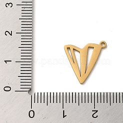 304 Stainless Steel Charms&nbsp;STAS-O005-12G