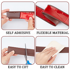 PVC Self-Adhesive Floor & Door Cover Transition Strip&nbsp;KY-WH0046-109A