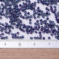 MIYUKIデリカビーズ  シリンダー  日本製シードビーズ  11/0  （db0135)不透明なナスの光沢  1.3x1.6mm  穴：0.8mm  約10000個/袋  50 G /袋&nbsp;SEED-X0054-DB0135